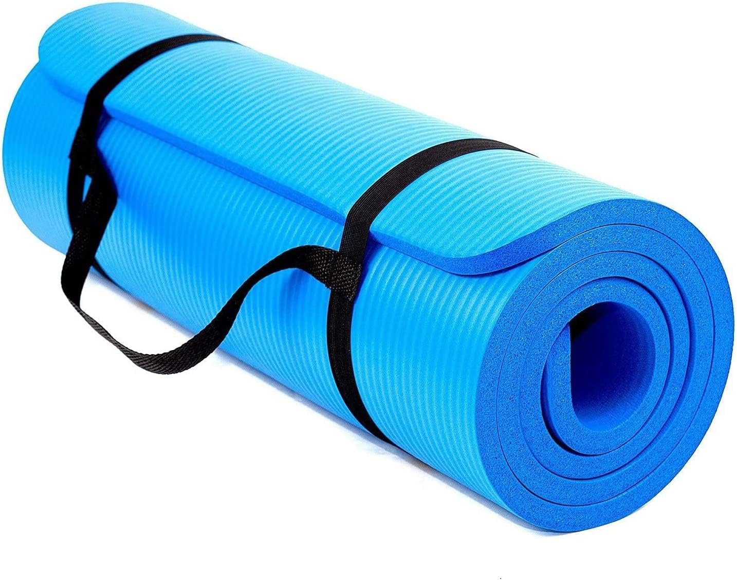 TechFit Fitness Tappetino Yoga Professionale 180 x 60 cm, 10/15 mm