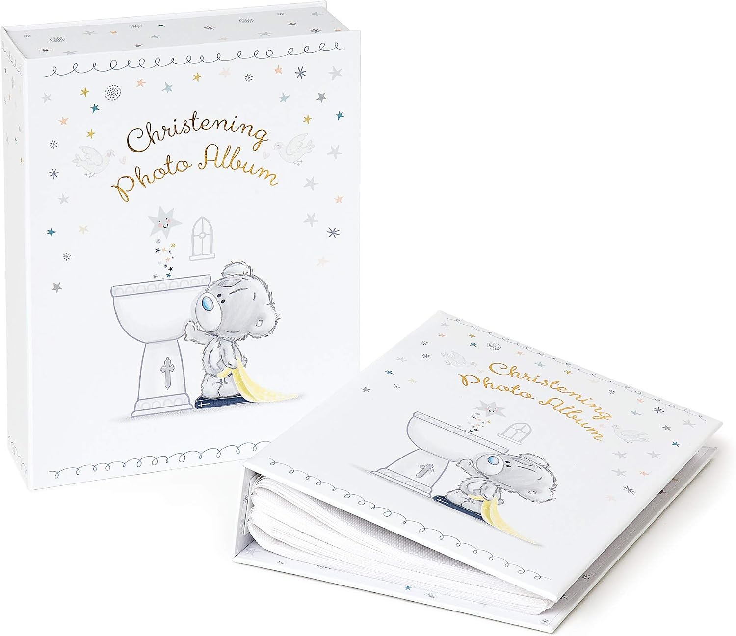 Thumbnail 2 de Me to You Tiny Tatty Teddy Baby Christening Photo Album Gift Boxed - Holds 160 Photos - 6 x 4