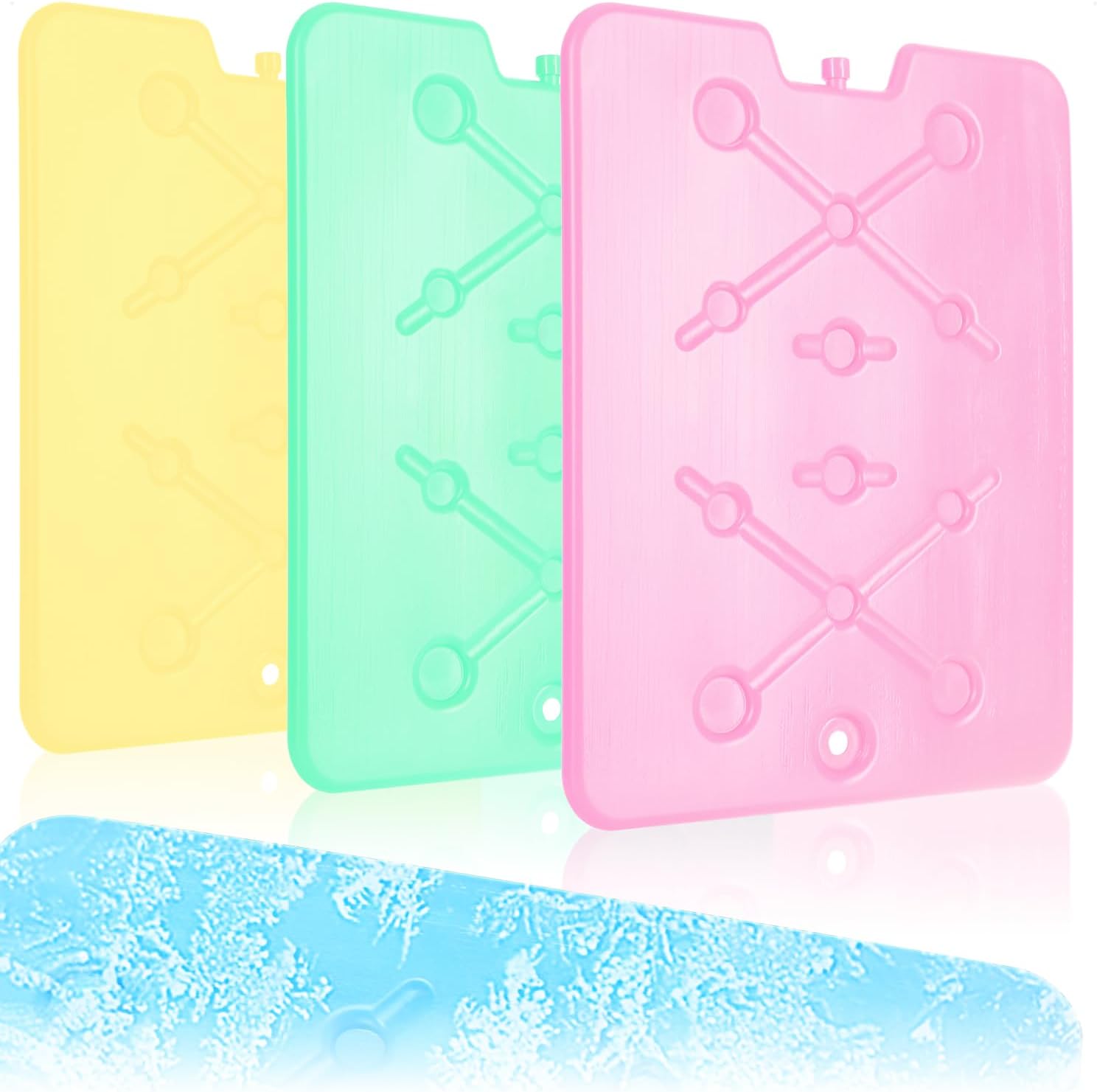 Thumbnail 6 de com-four® 4X Pack réfrigérant Extra Plat – Grand élément réfrigérant, peu encombrant et idéal pour glacière ou sac isotherme