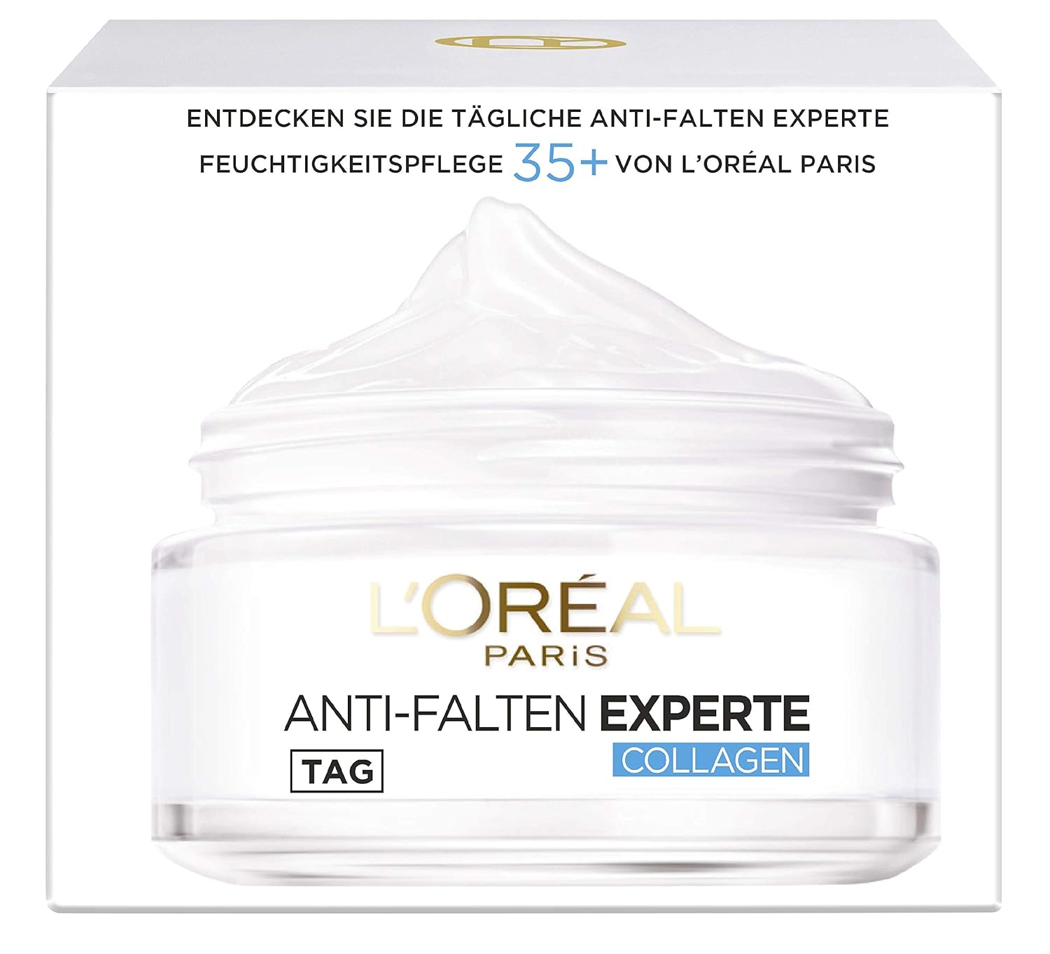 Thumbnail 6 de L’Oréal Paris Anti-Falten Experte 35+ Feuchtigkeitspflege mit Kollagen-Biosphären (24h) – Anti-Aging Creme, 50 ml