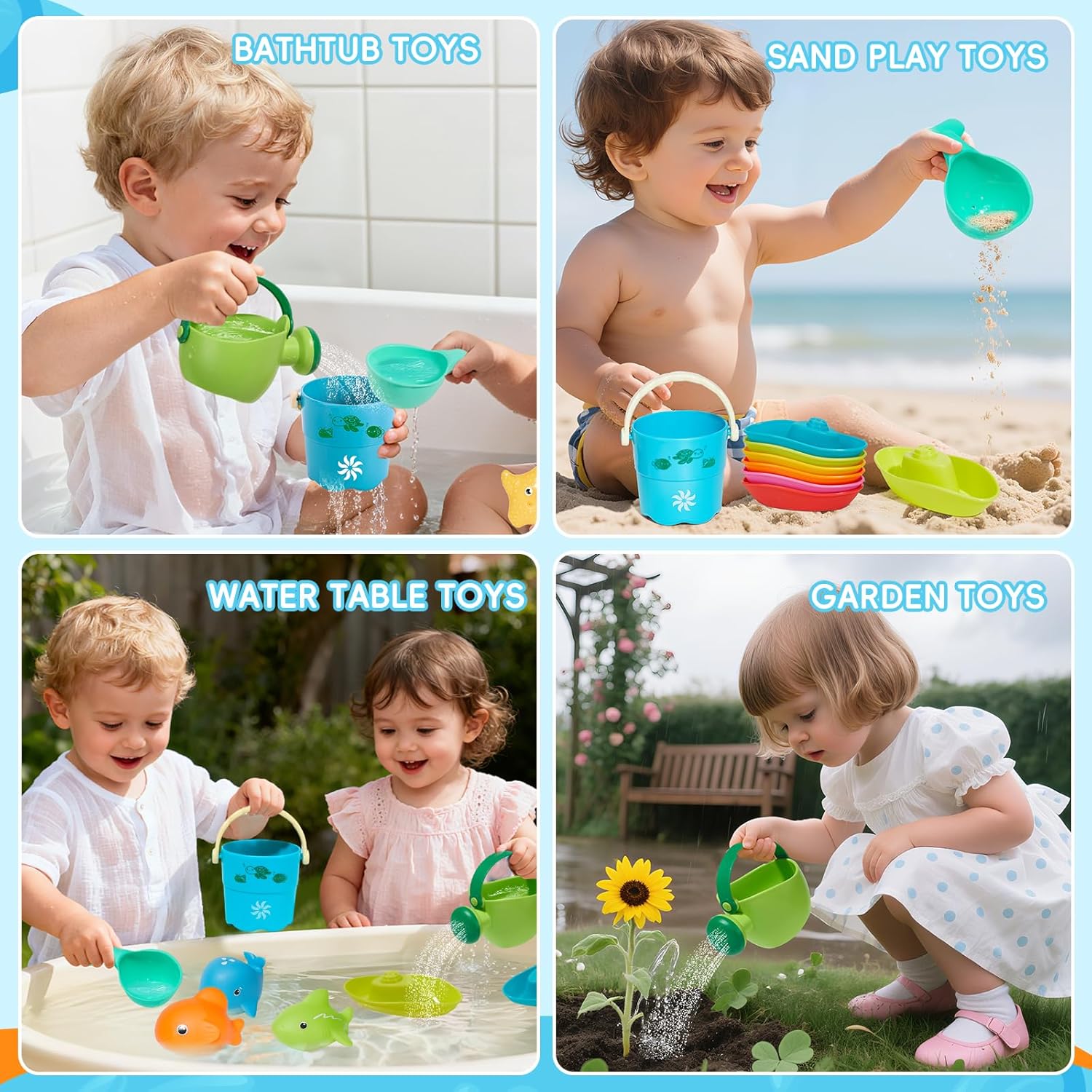Thumbnail 5 de Baby Bath Toys 16PCS Set for 1–4 Year Olds