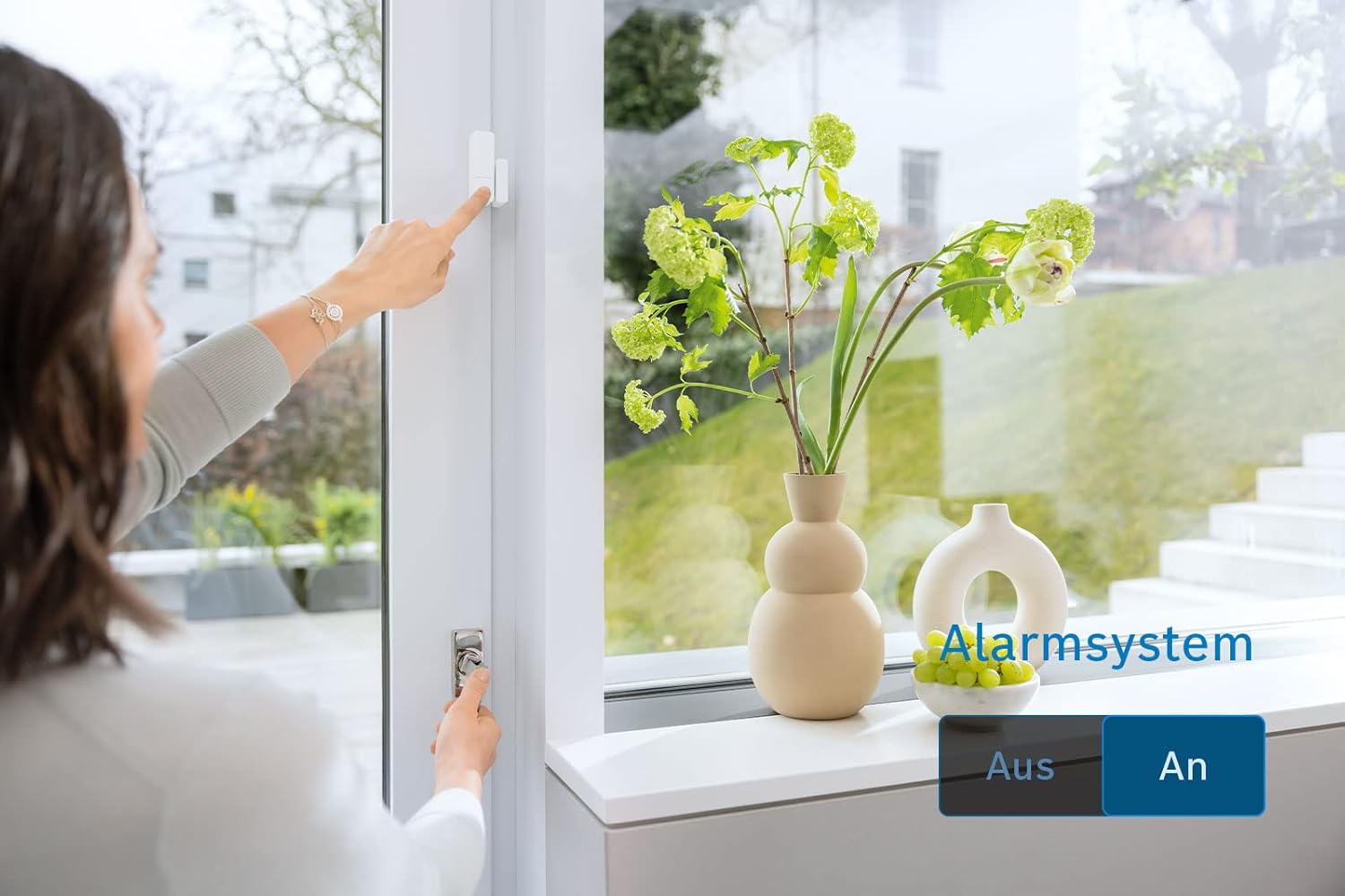 Detalle de Bosch Smart Home Tür-/Fensterkontakt II Plus – Einbruchsicherung mit Vibrationssensor