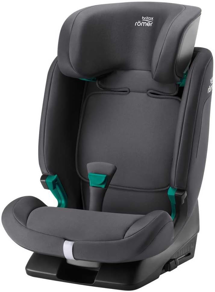 Detalle de Britax RÖMER EVOLVAFIX: seggiolino auto i-Size 76–150 cm, Midnight Grey