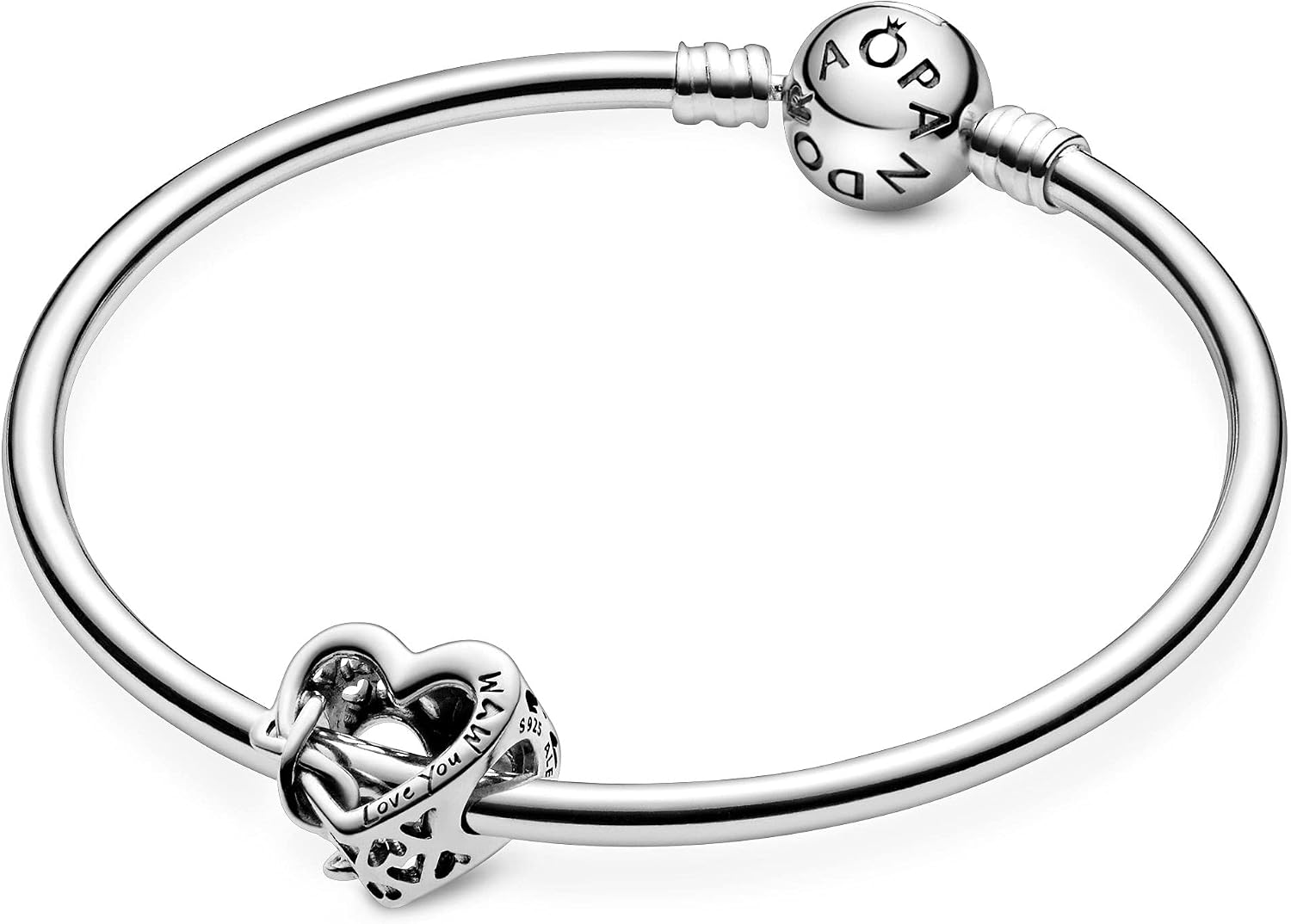 Thumbnail 4 de Pandora Love You Mum — Charme Cœur Infini pour Pandora Moments