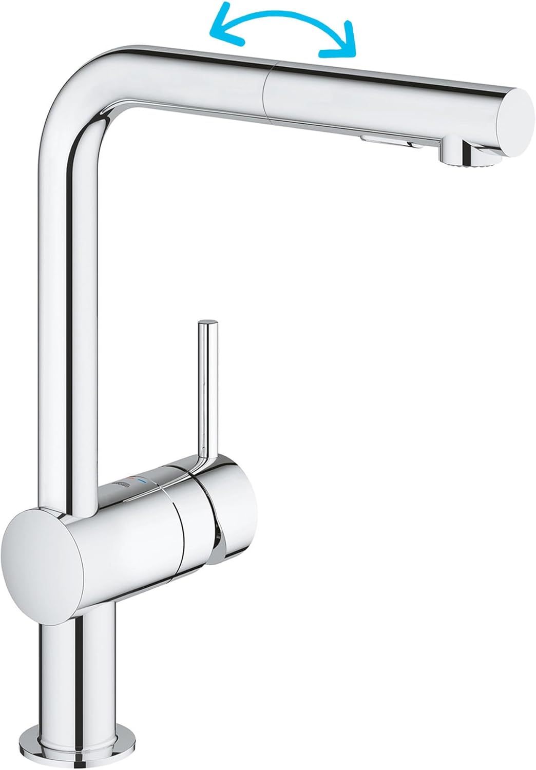 Thumbnail 6 de GROHE Minta: rubinetto da cucina monocomando con bocca alta, rotazione 360° e doccetta estraibile