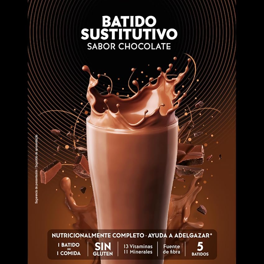 Detalle de Bicentury Batido Proteína Chocolate 16g, Reemplazo de Comida 🍫 (Caja 5)