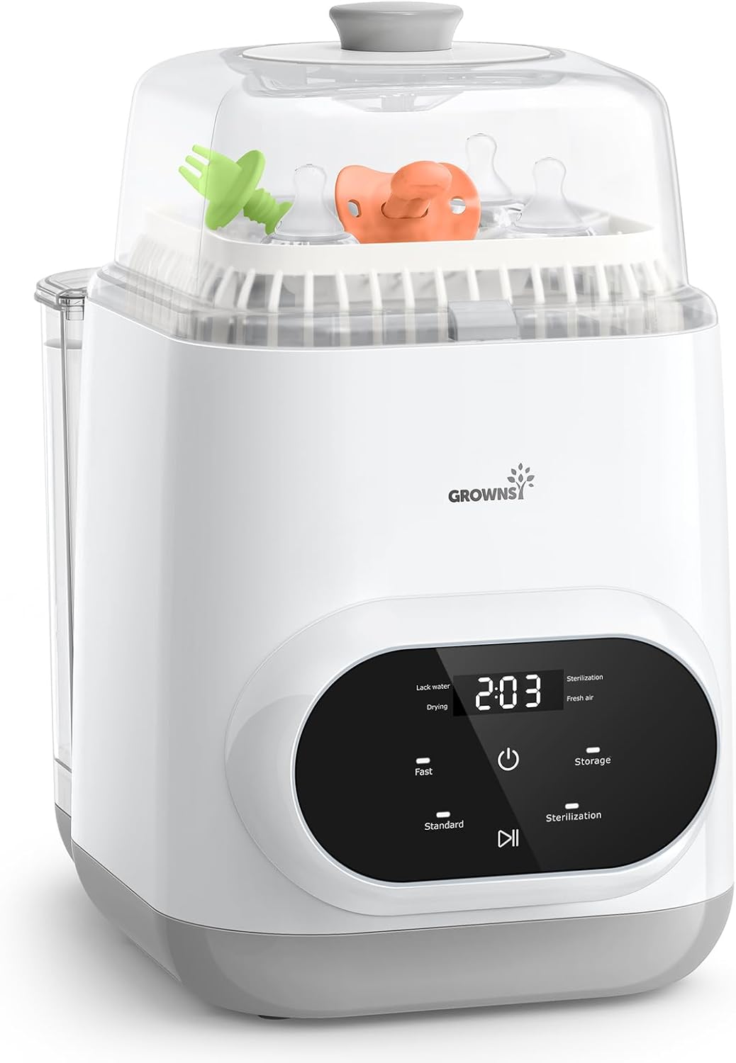 Grownsy EaseClean Bottle Washer Pro 3-in-1 steriliser