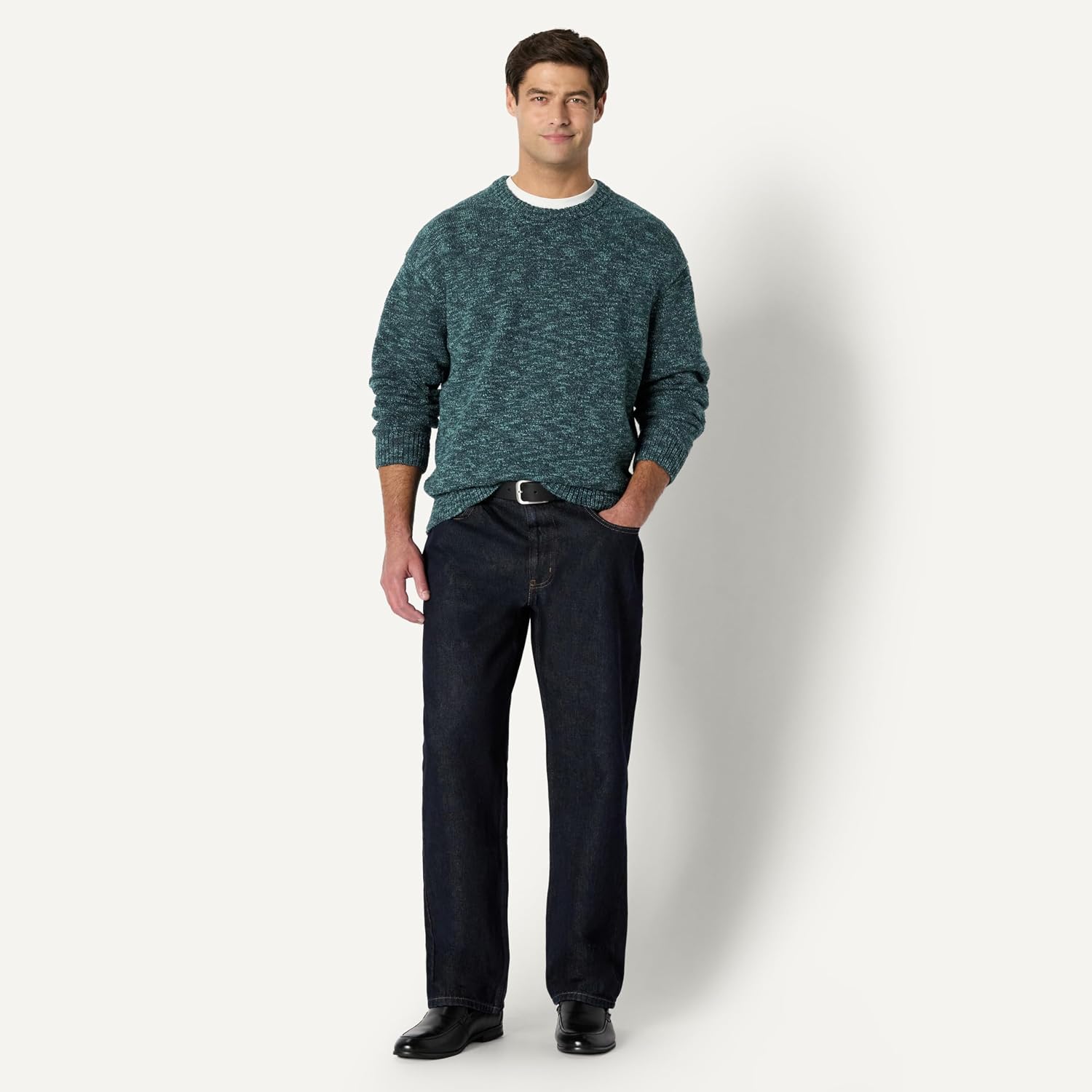 Detalle de Amazon Essentials Relaxed-Fit Heavyweight Jumper