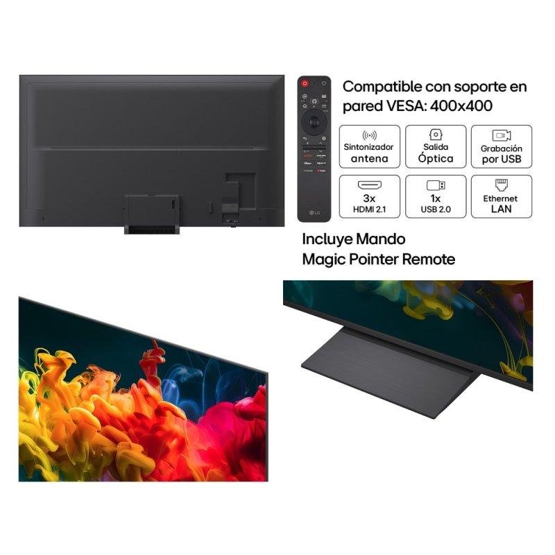 Thumbnail 1 de LG 85QNED81B6A: TV QNED MiniLED de 85 pulgadas, 4K con WebOS, HDR10 Pro y antirreflejos