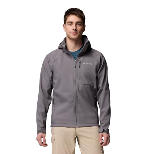Detalle de Columbia Cascade Ridge III Softshell Chaqueta hombre, capucha desmontable