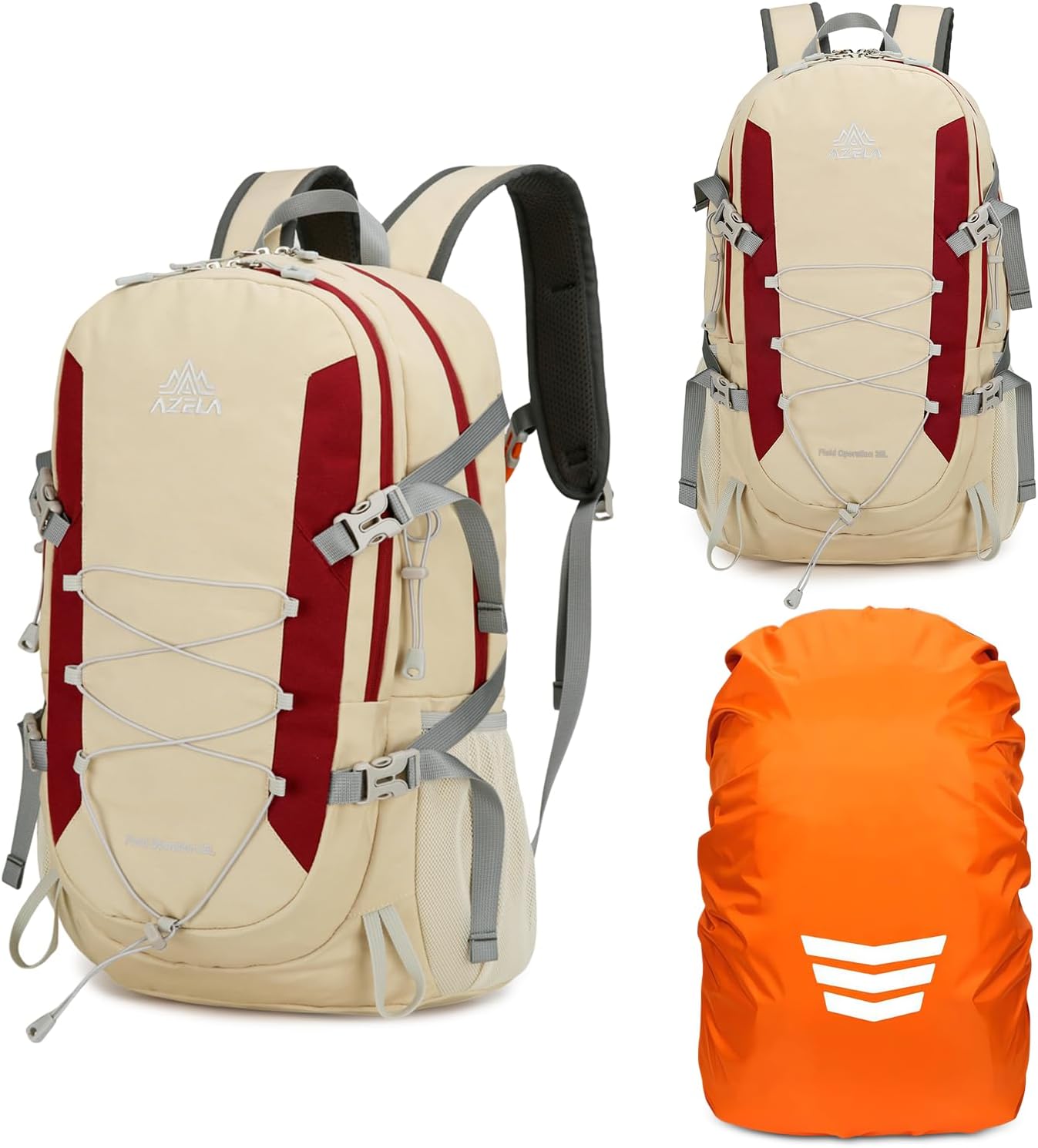Detalle de Geila Rucksack 35L: Durable 2–4 Day Hiking Backpack with Rain Cover