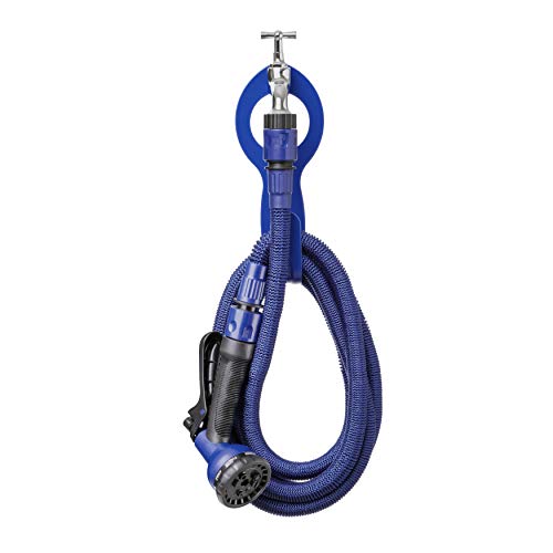 Detalle 2 de Tatay Kit Manguera Extensible Superflex 7,5 m con pistola de riego de 8 posiciones (conector universal 3/4"-1/2")