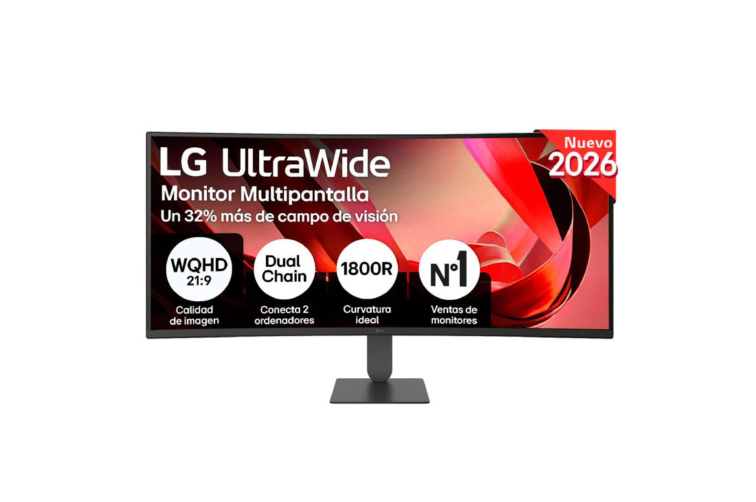 Detalle de LG 34U640B-B.OUTLET: Monitor UltraWide 34'' curvo 1000R con USB-C