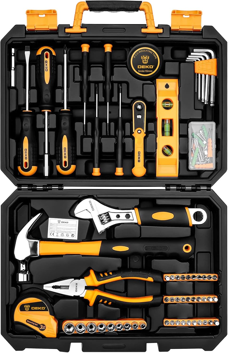 Detalle de DEKO 100 Piece Home Repair Tool Set