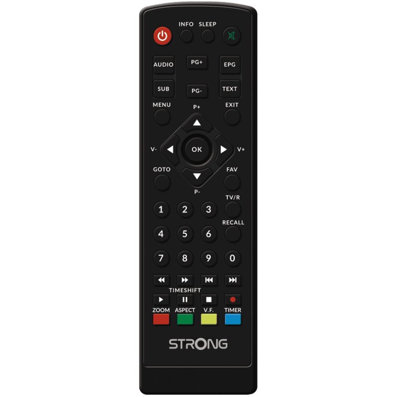 Detalle de Strong SRT 8208: Receptor DVB-T2 HD con grabación USB y Timeshift