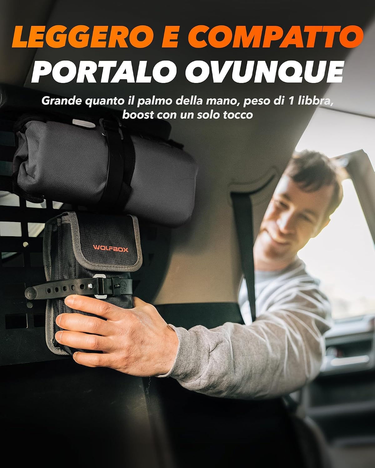 Detalle 1 de WOLFBOX Booster Avviamento 2000 A portatile