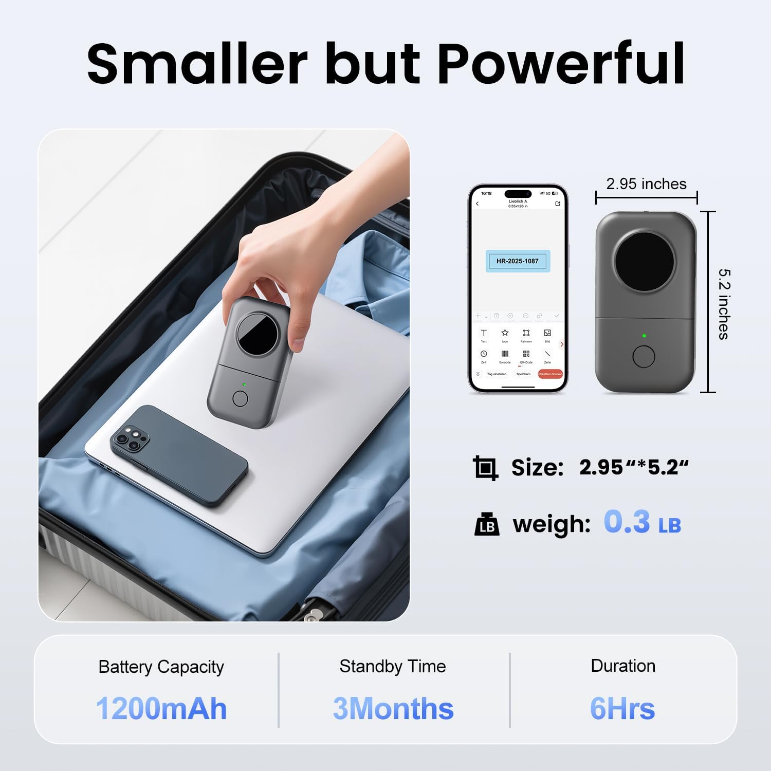 Thumbnail 5 de Phomemo D30 Bluetooth label printer D30