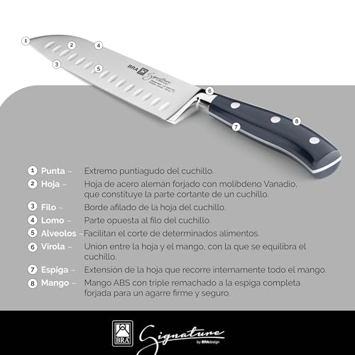Thumbnail 4 de BRA Signature Couteau Santoku 130 mm