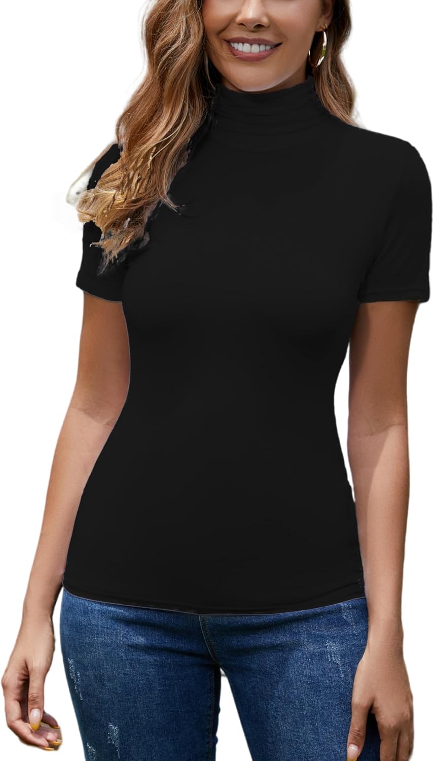 Imagen de Women Classic Polo Neck Short Sleeve Pullover en OfertitasTOP
