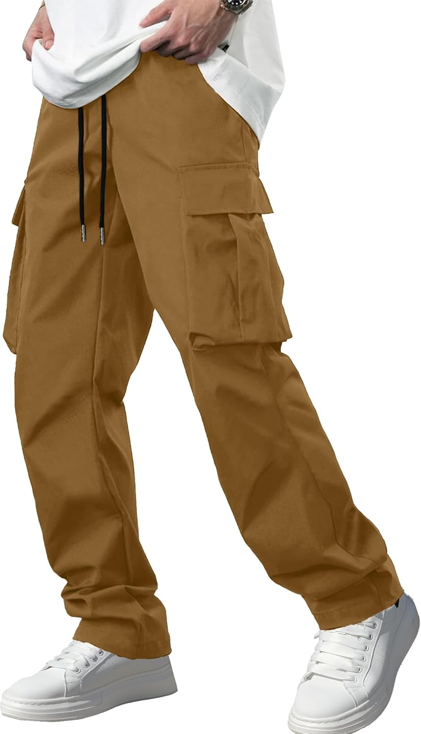Thumbnail 6 de Comdecevis Men's Casual Cargo Pants stretch joggers