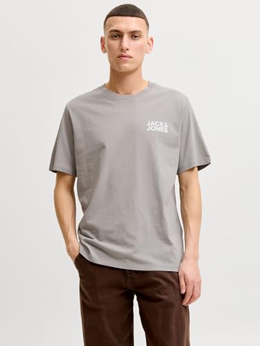 Detalle 2 de Jack & Jones Jjecorp Logo Tee S O-Neck Noos, Ultimate Grey, M