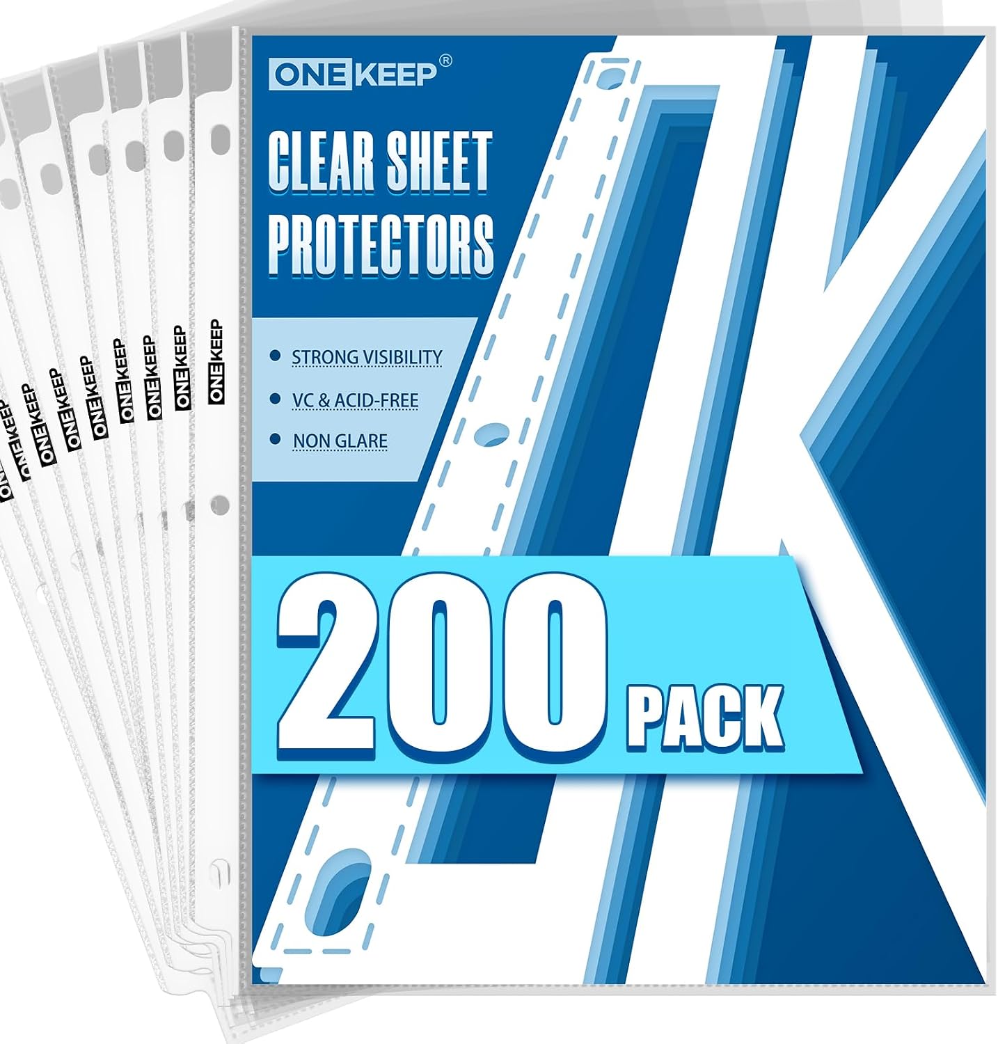 Thumbnail 6 de ONEKEEP Sheet Protectors, Polypropylene