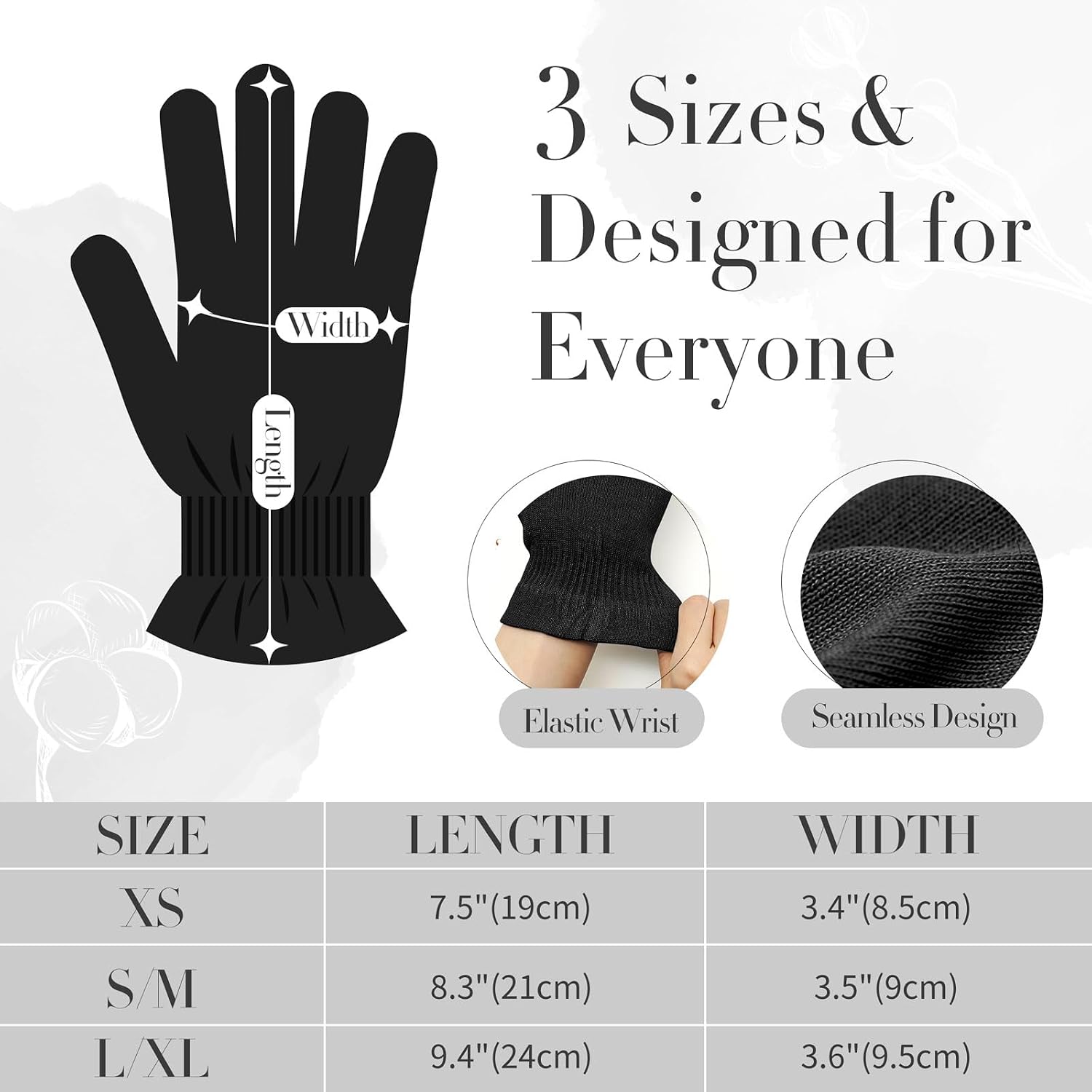 Thumbnail 5 de Migliore Wear Classic Black Eczema Gloves S/M