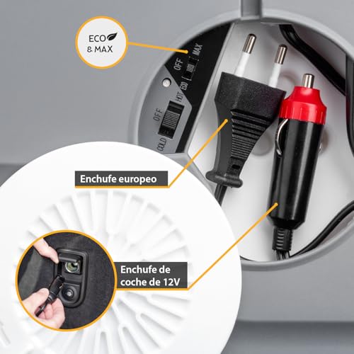 Thumbnail 4 de TZS First Austria nevera eléctrica portátil de 45 litros (12 V y 230 V) negra