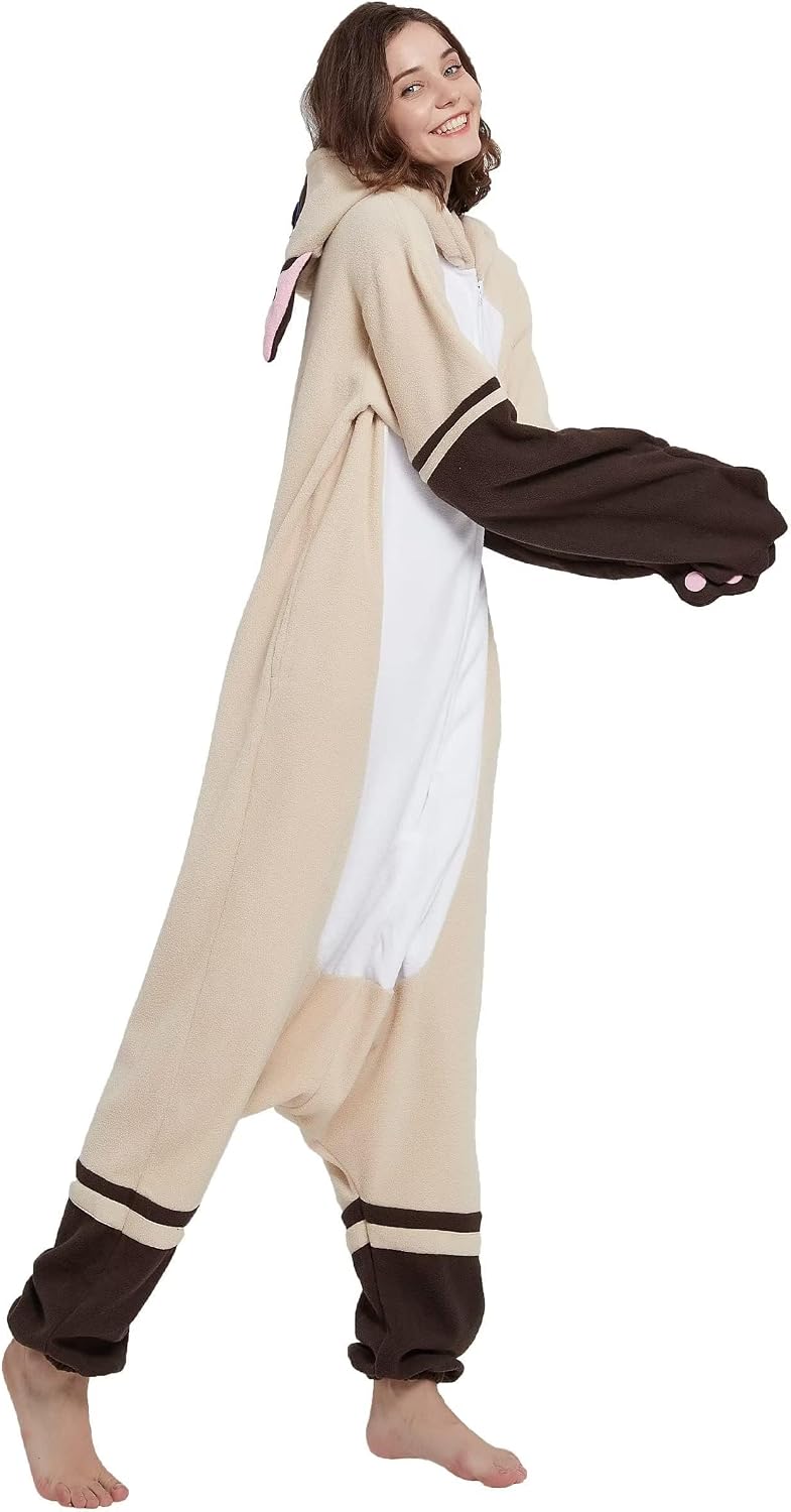 Thumbnail 6 de DarkCom Adult Animal Onesie, Polar Fleece Cosplay Pajamas with Hood and Pockets