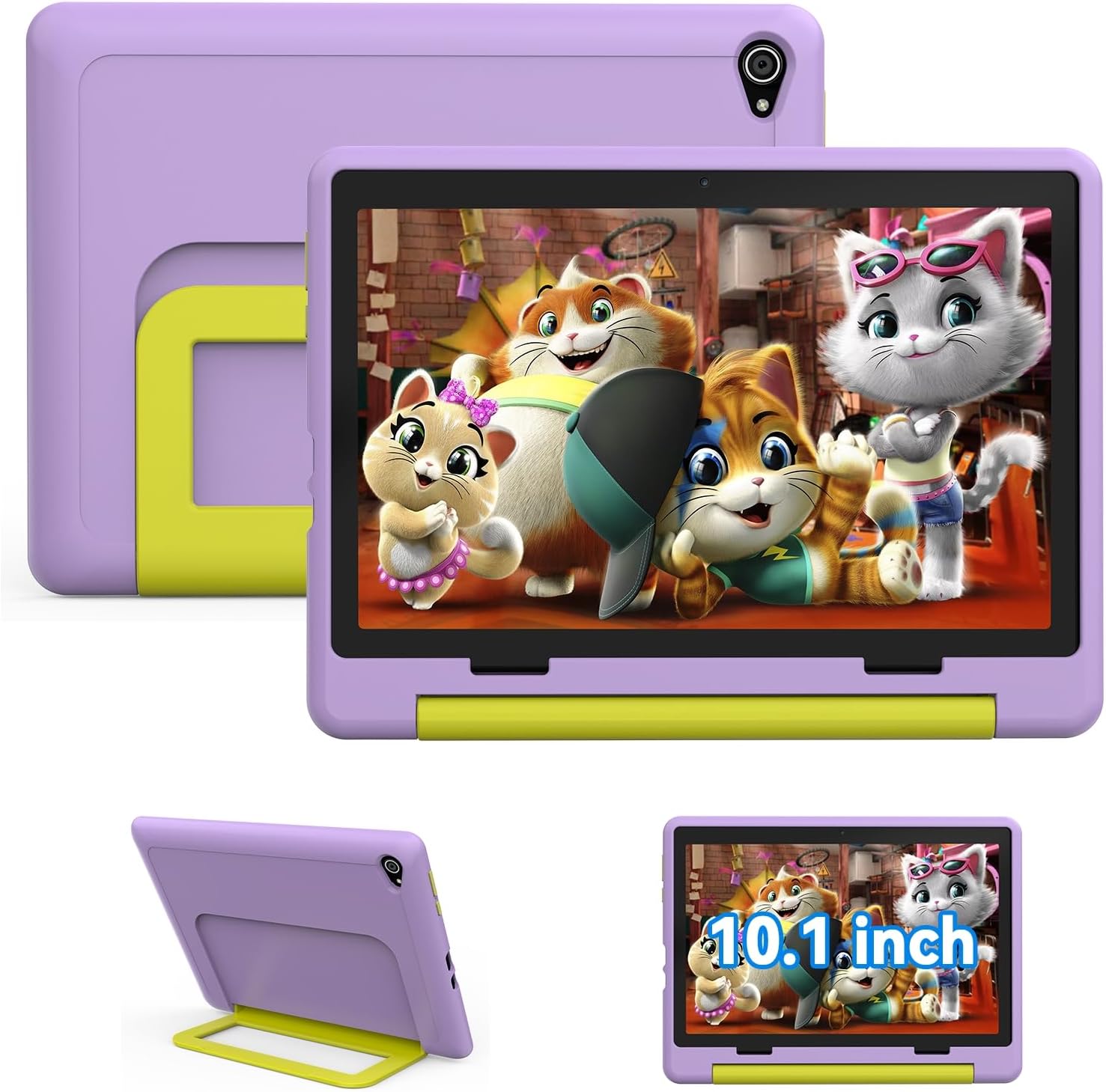 Detalle de Tablet Bambini 10" Android 15 Octa-Core: 20 GB RAM, 64 GB ROM espandibile fino a 1 TB, controllo parentale e custodia protettiva