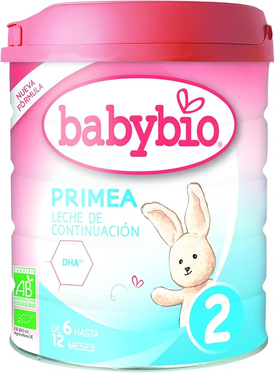 Detalle de Babybio Primea 2 Leche Infantil de Vaca Bio 800g