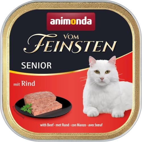 Detalle de animonda Vom Feinsten Katzenfutter nass Senior Vielfalt – 32 x 100 g