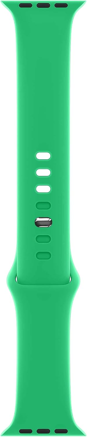 Detalle de DONEGANI SB Straps for Apple Watch – Silicone Band in Poison Green (Various Series and Sizes)