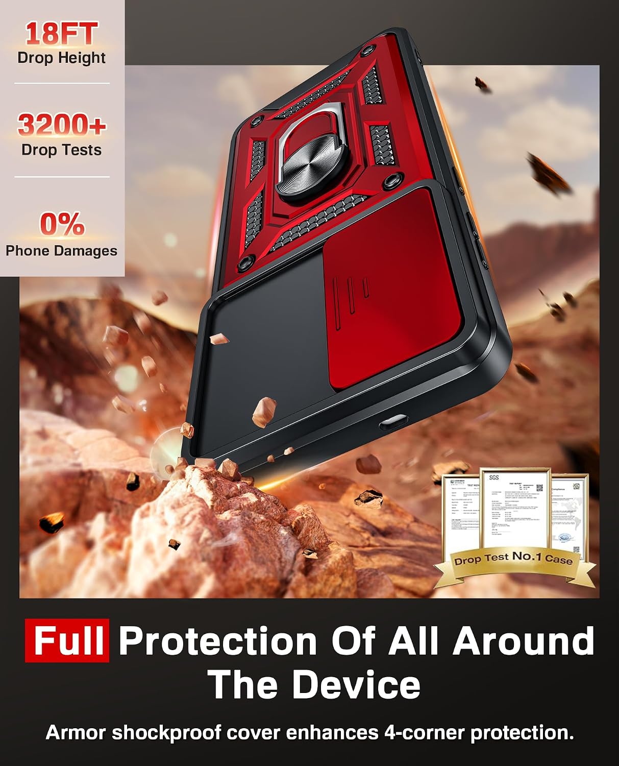 Thumbnail 4 de LeYi Galaxy S25 FE Case