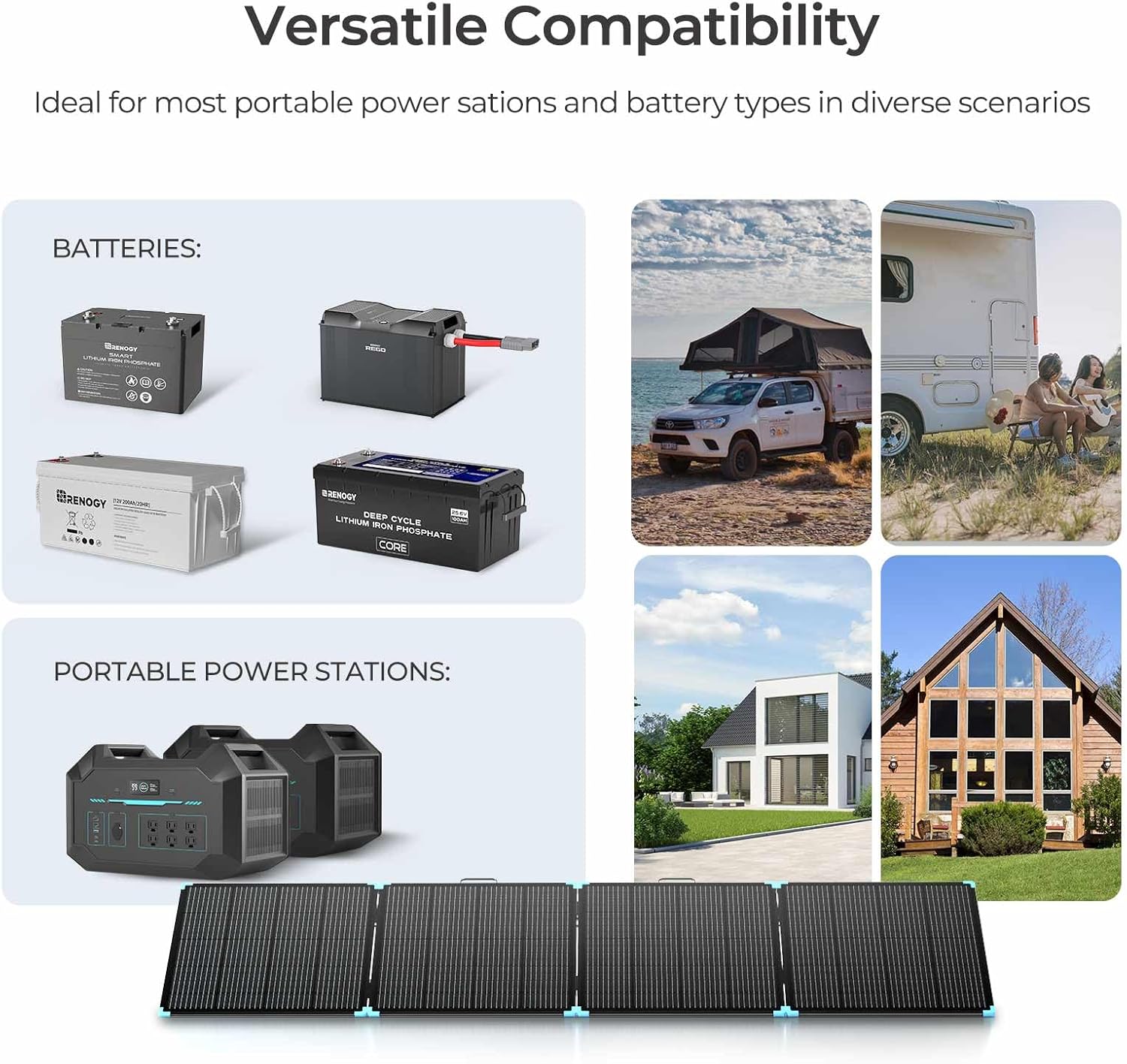 Thumbnail 6 de Renogy 400W Portable Solar Panel Suitcase for Camping ☀
