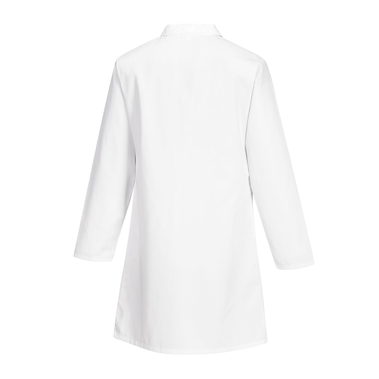 Detalle 2 de Portwest 2852 Standard Lab Coat Unisex Work Jacket – Kingsmill Polycotton, White, M