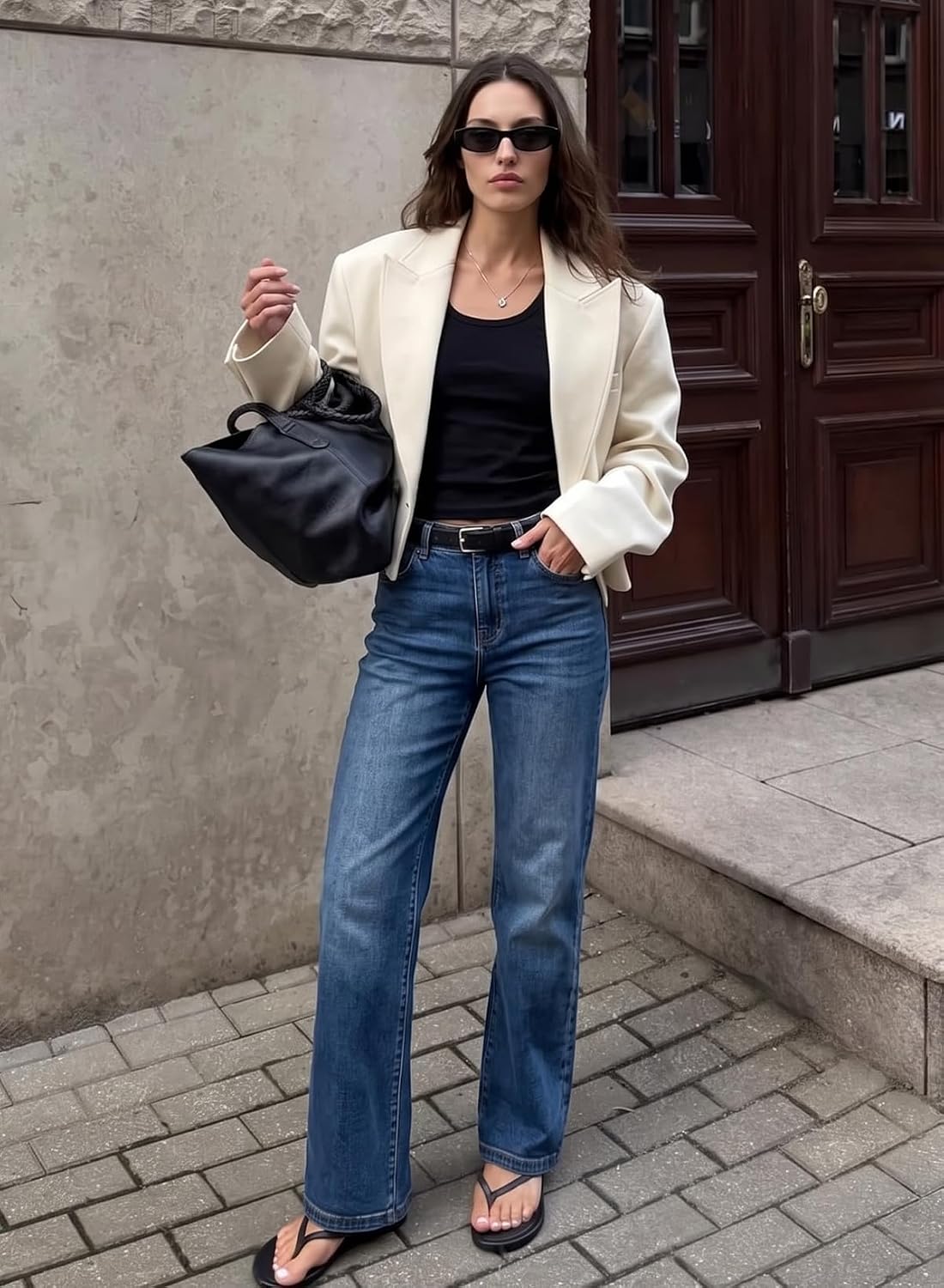 Thumbnail 5 de Sidefeel Wide Leg Jeans High Waisted 1️⃣
