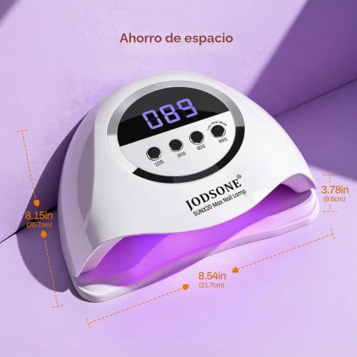 Thumbnail 7 de JODSONE Lámpara de Uñas Semipermanentes UV LED 320W con 72 LEDs y sensor automático