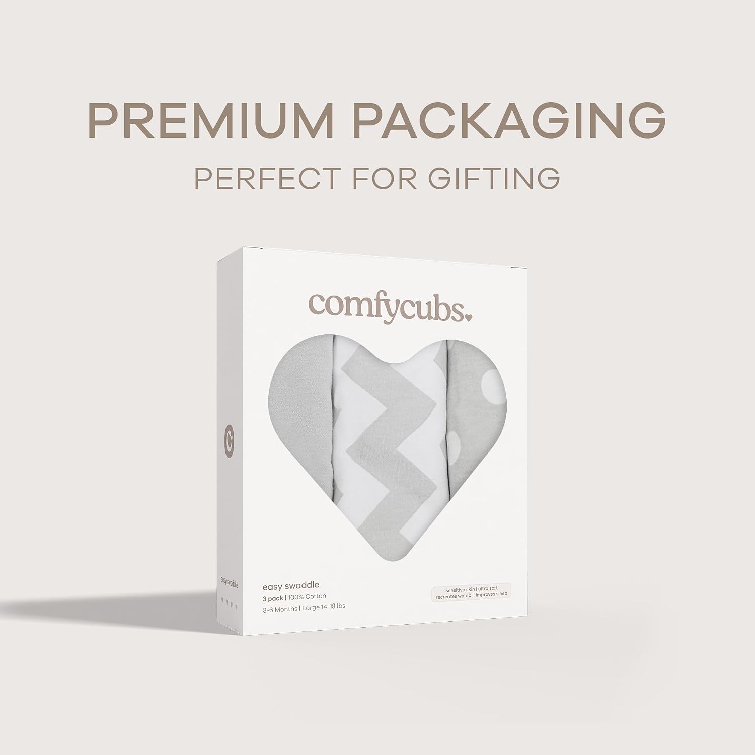 Thumbnail 6 de Comfy Cubs Swaddle Blanket 3-Pack