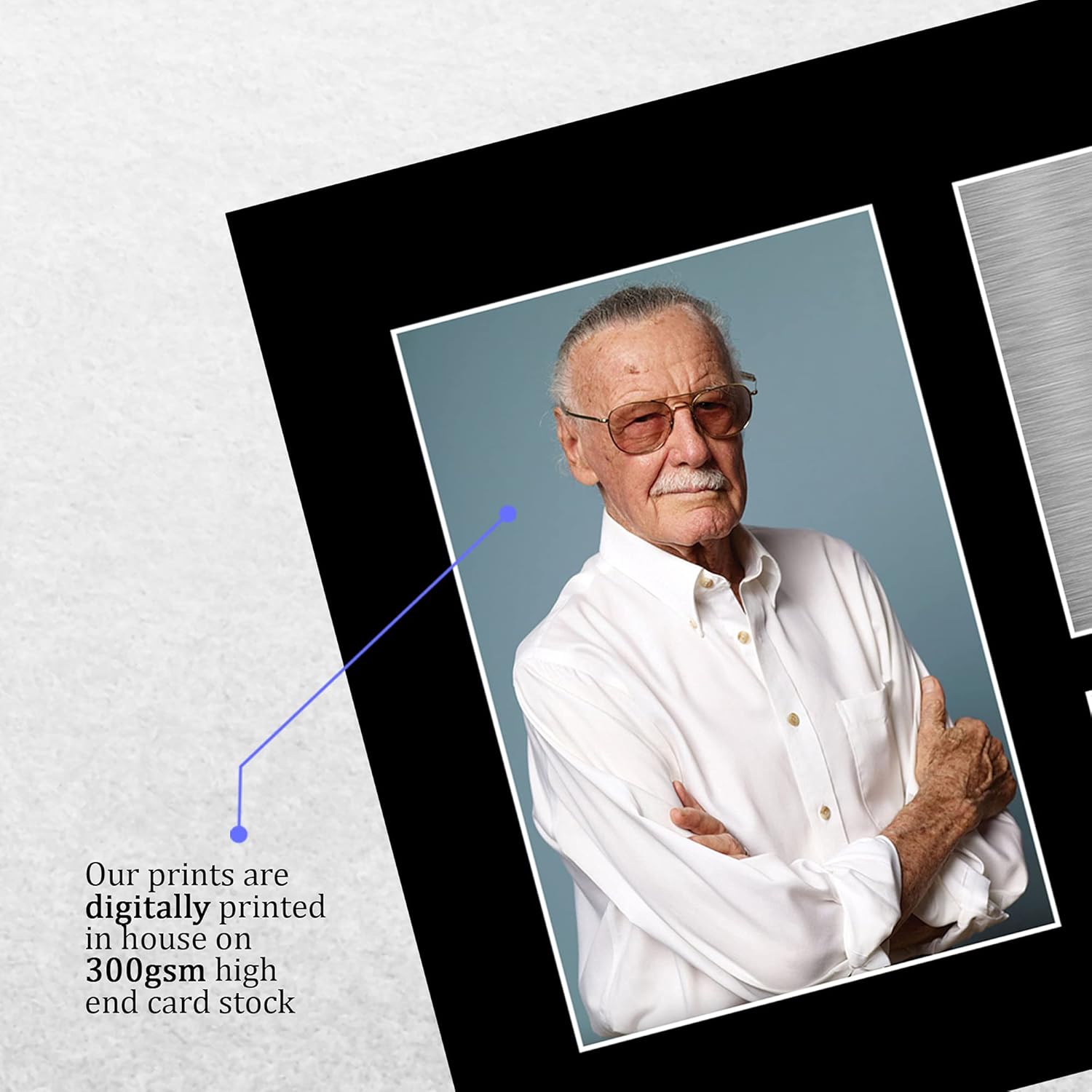 Thumbnail 3 de HWC Trading A4 Stan Lee Marvel Gifts Printed Signed Autograph Picture (A4)