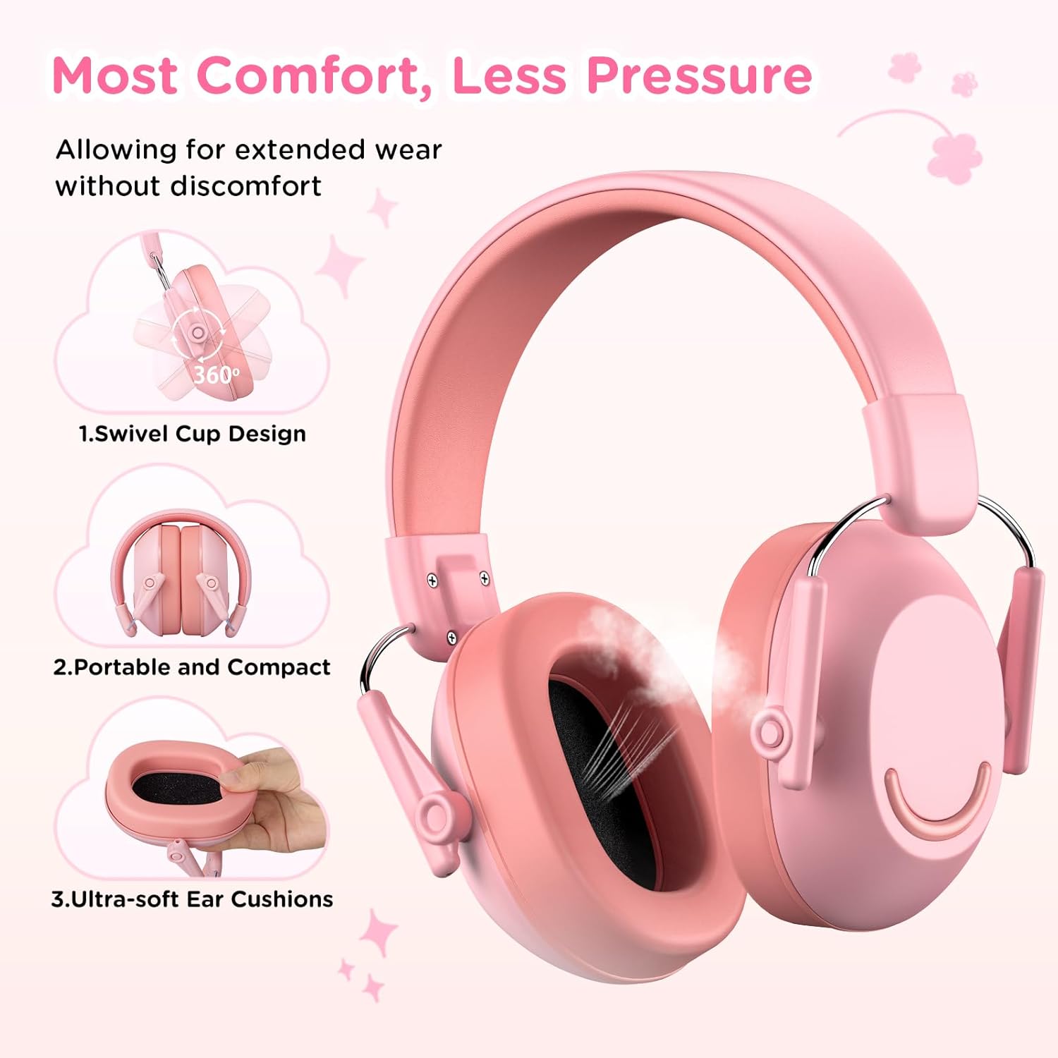 Thumbnail 3 de Link Dream Casque anti-bruit enfant SNR 30 dB, réglable et pliable (3 à 16 ans)
