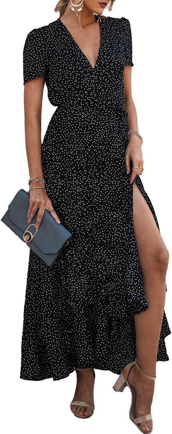 Thumbnail 5 de PRETTYGARDEN Boho Floral Maxi Dress for Women