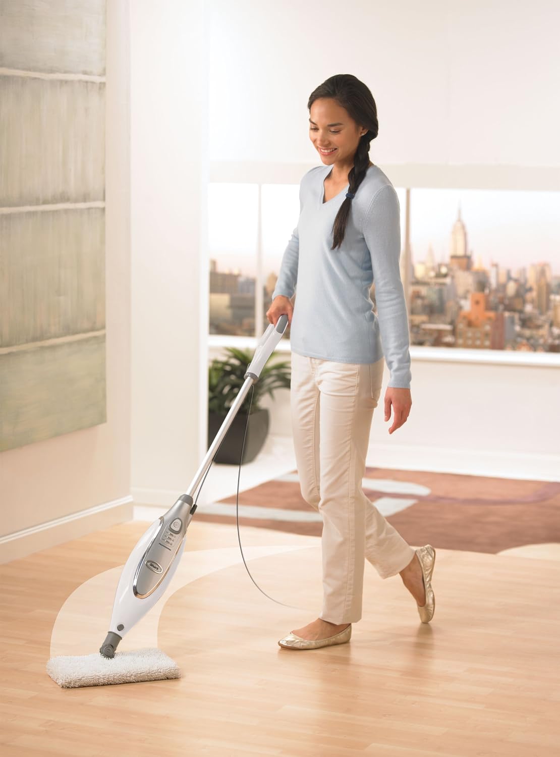 Thumbnail 1 de Shark S3601C Pro Steam Pocket Mop, three steam settings and double-sided pads