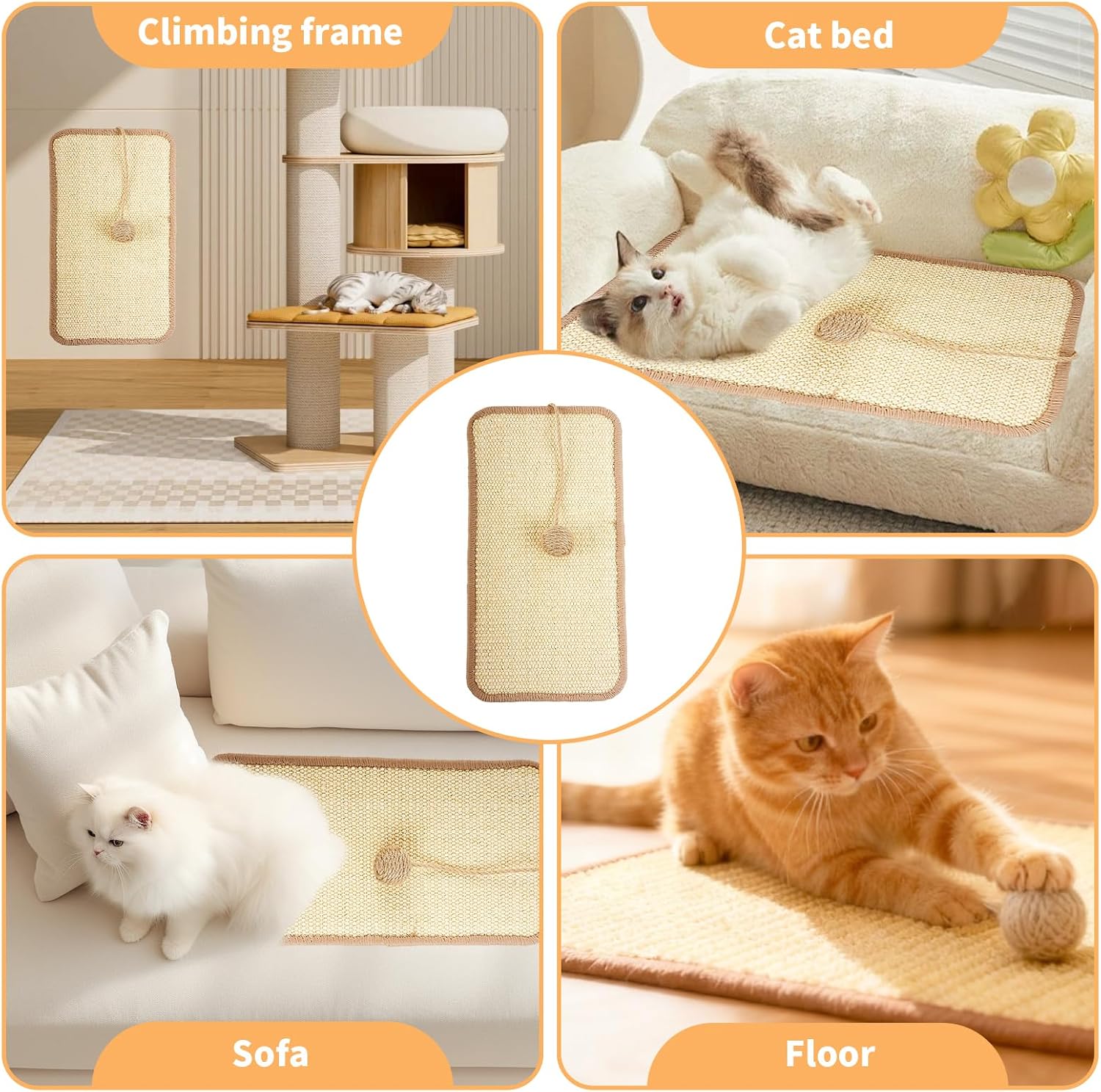 Thumbnail 6 de Lichamp Cat Scratch Mat 25x50 cm