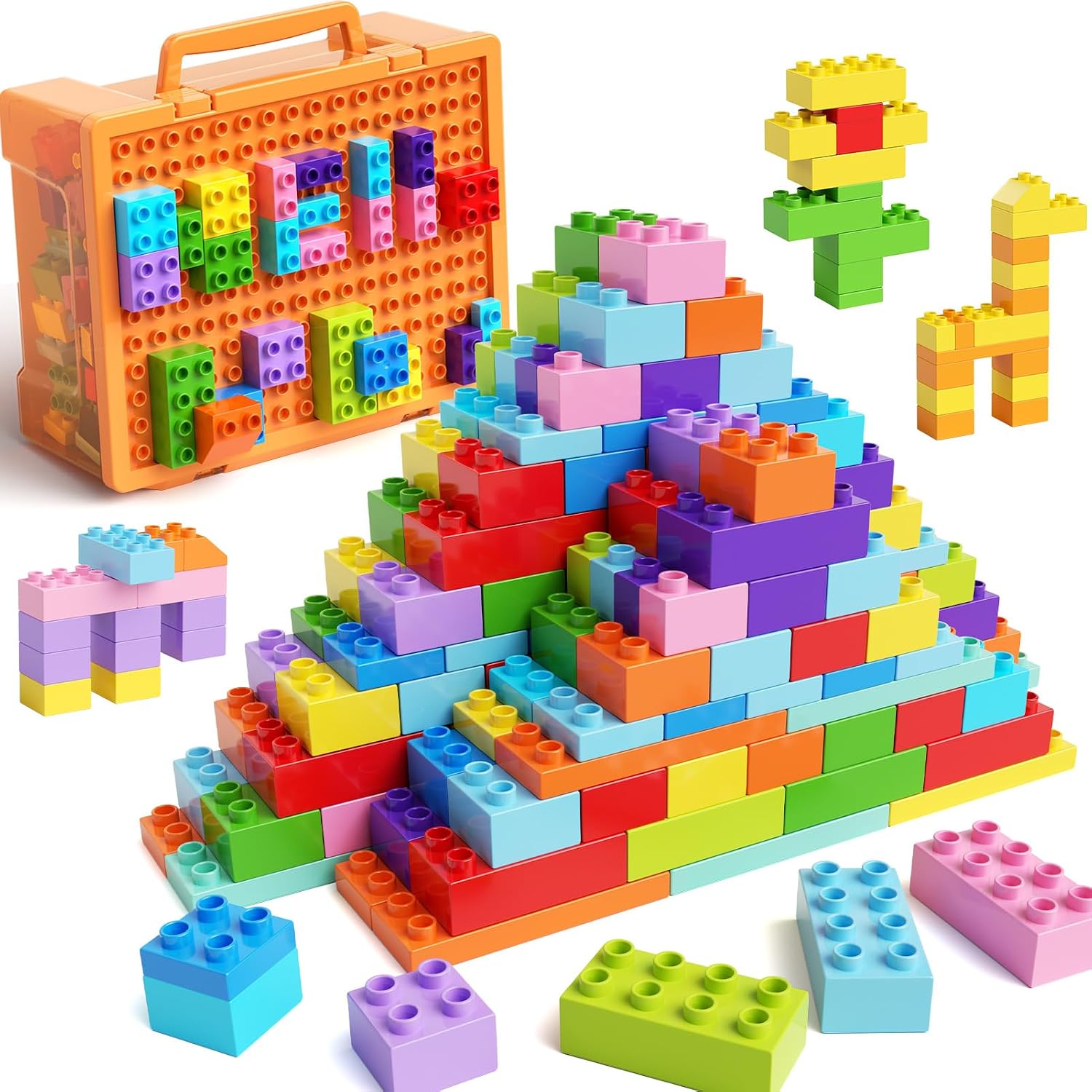Detalle de 97 Teile Große Bausteine Kinderset