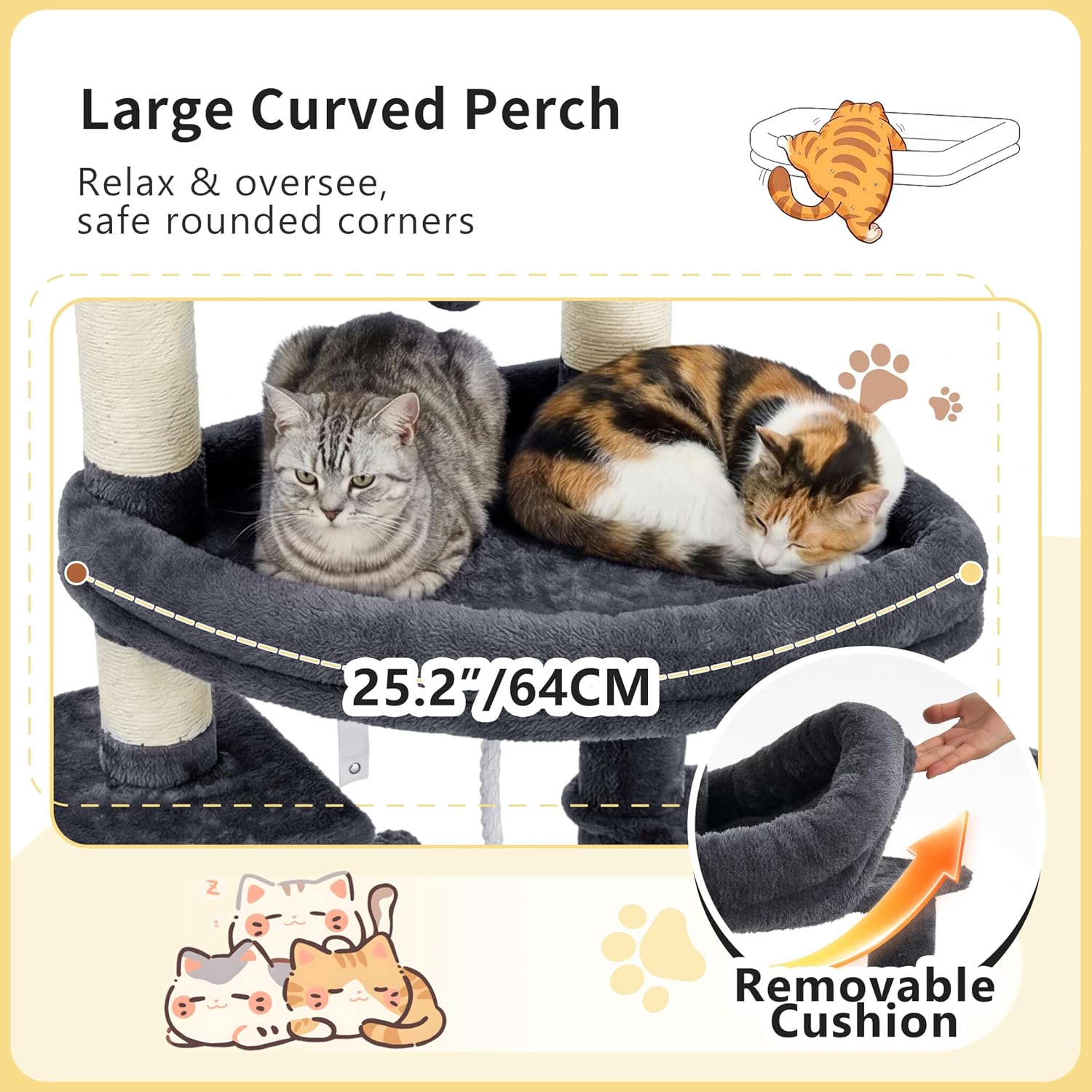 Detalle de Heybly Cat Tree HCT061G