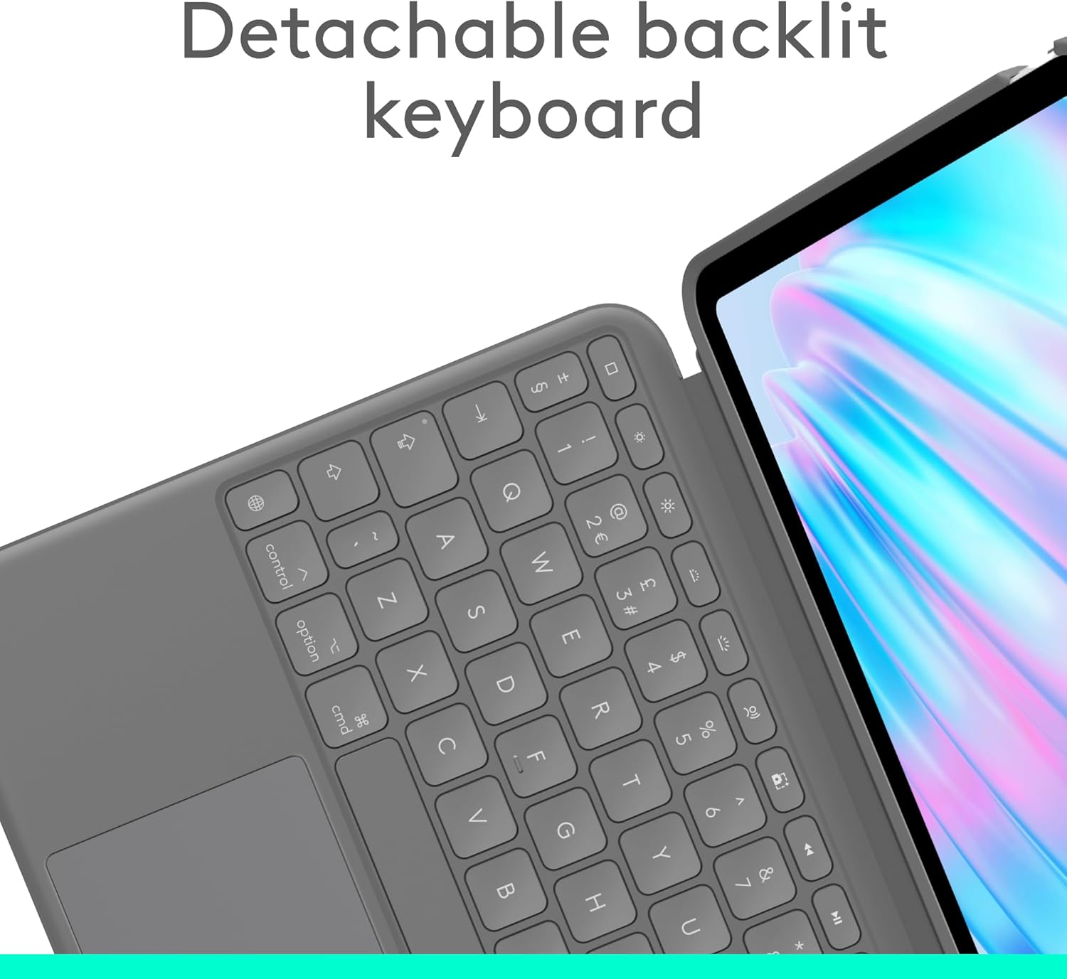 Thumbnail 2 de Logitech Combo Touch iPad Air 11‑inch keyboard case with backlit keys