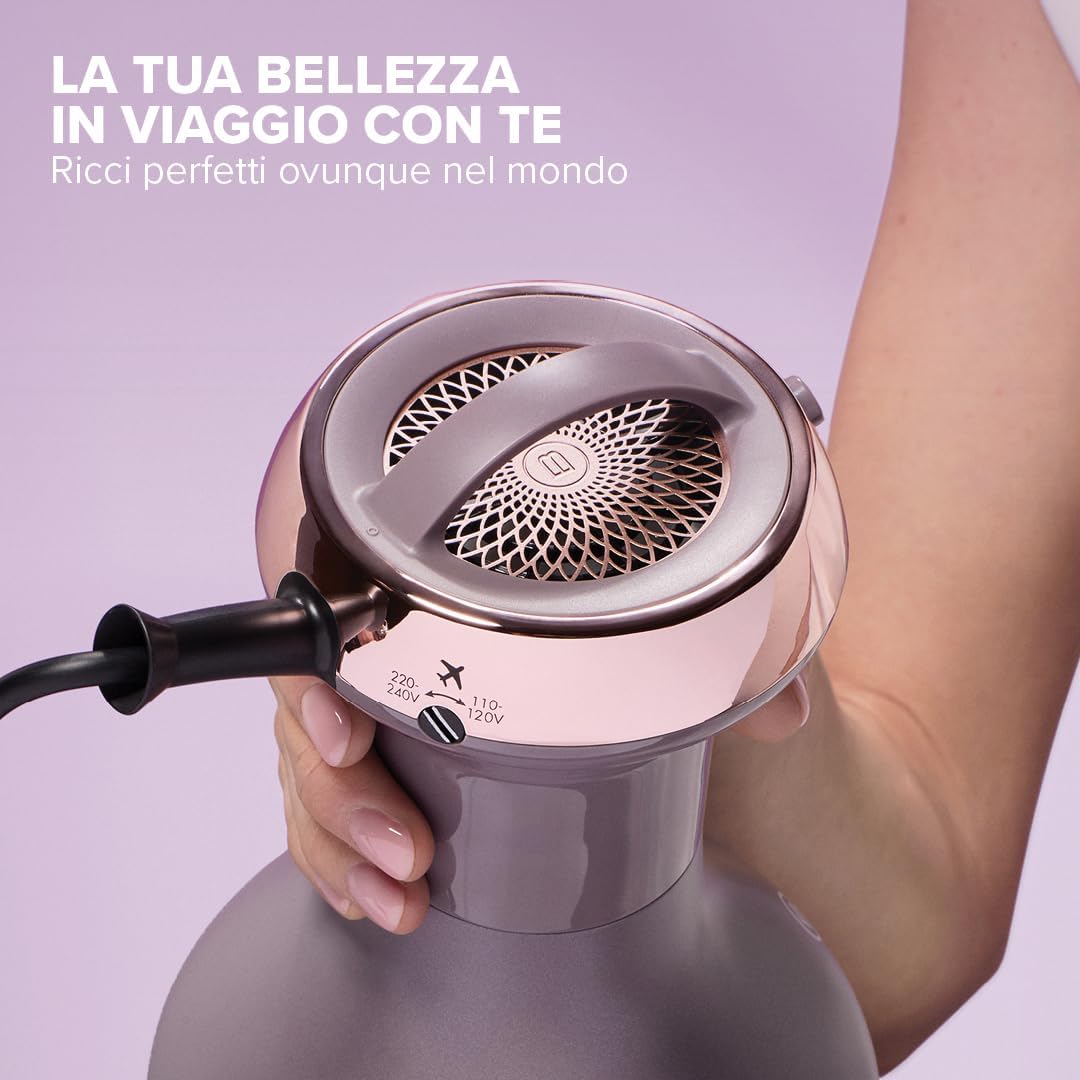 Thumbnail 6 de Bellissima Imetec Diffon Ceramic & Argan – Diffusore per ricci con olio di argan, azione anti-crespo e doppio voltaggio