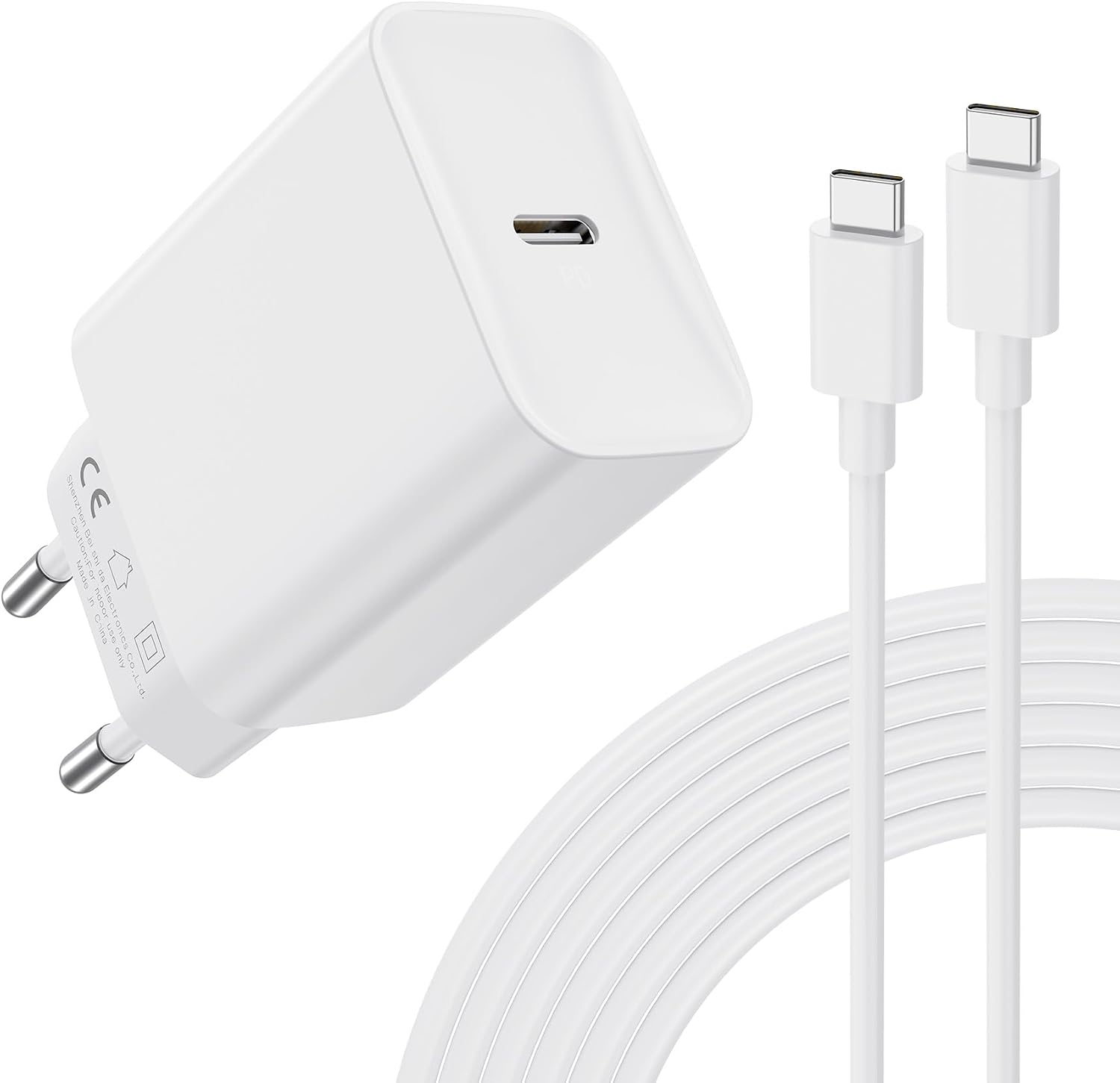 Detalle de Cargador USB-C 30W rápido para iPhone