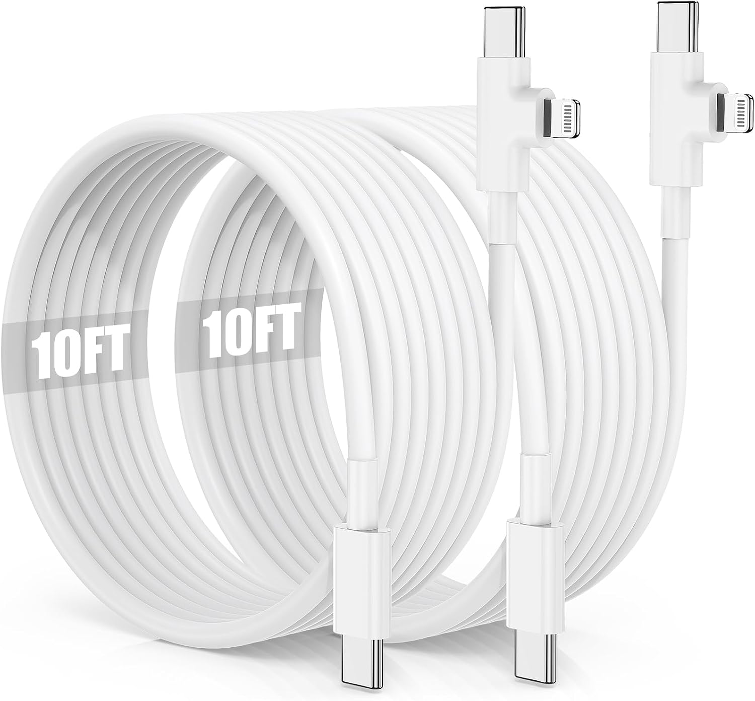 Detalle de 2 in 1 USB C to Lightning 10ft